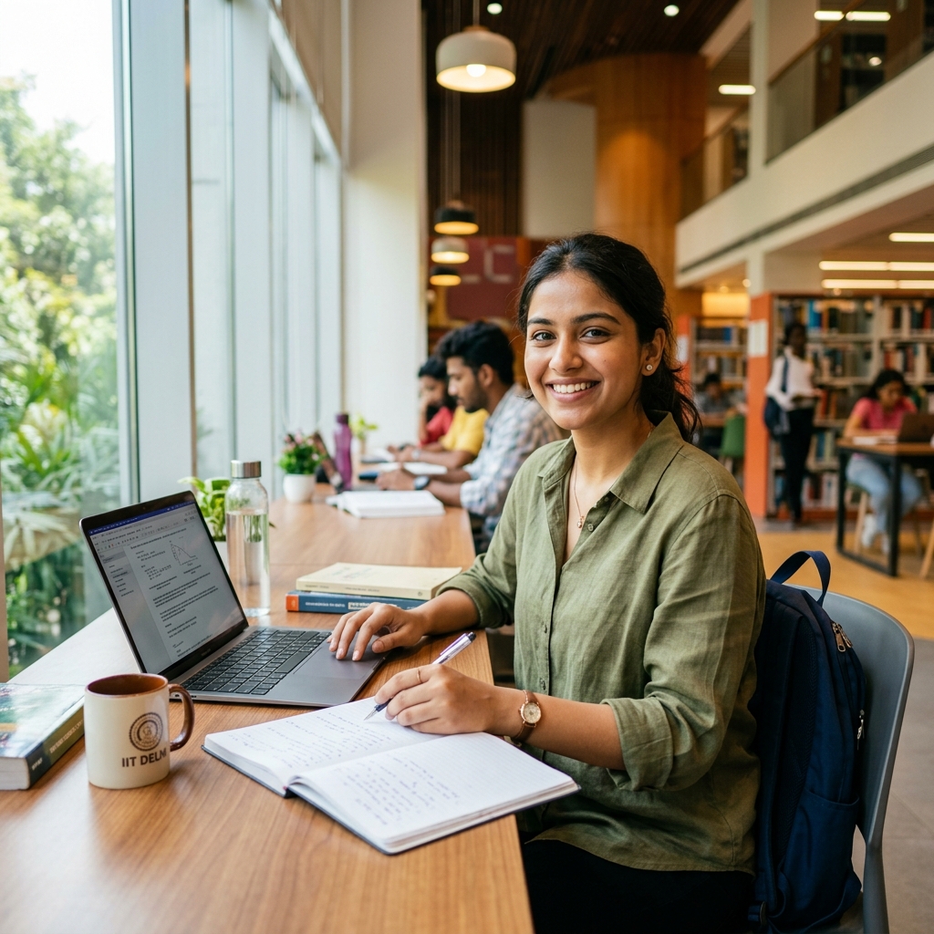 Student smiling